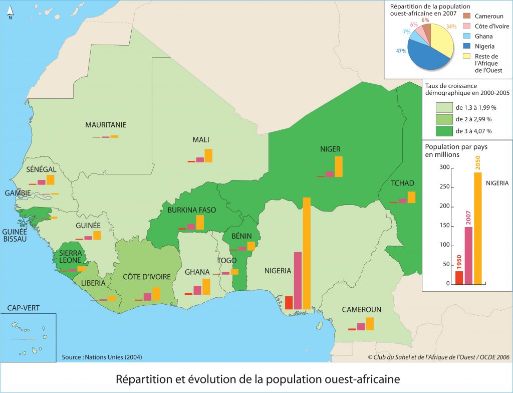 Population Afrique De Louest Carte Go To Togo 7302